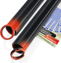 170lb Heavy Duty Garage Door Extension Springs, 25in - Durable