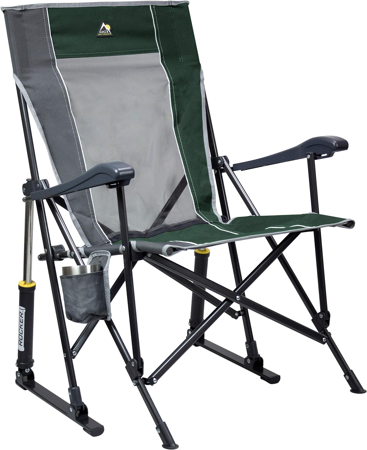 Portable Rocking Camping Chair | Durable Build, Comfort Backrest