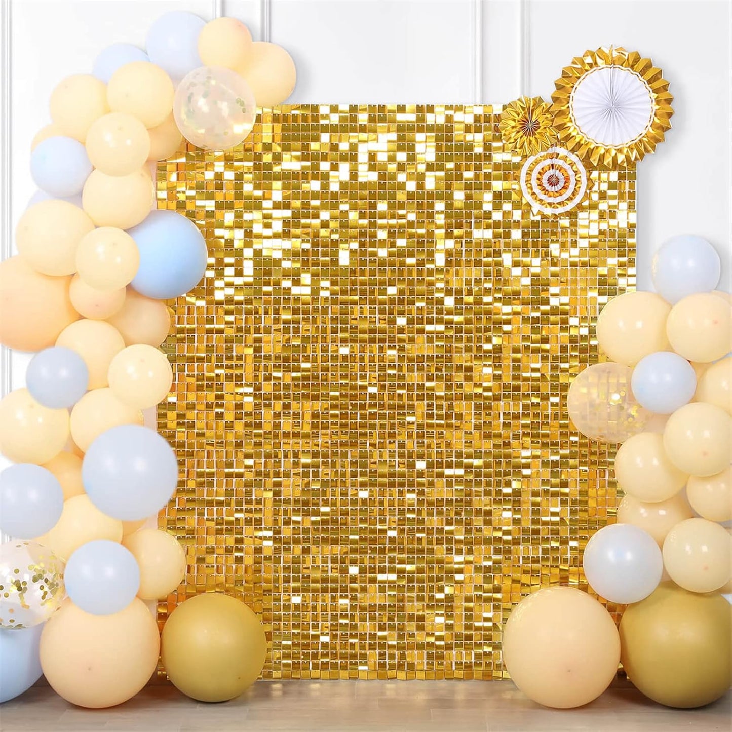 Shimmer Wall Backdrop Sequin Panels by LuoluoHouse