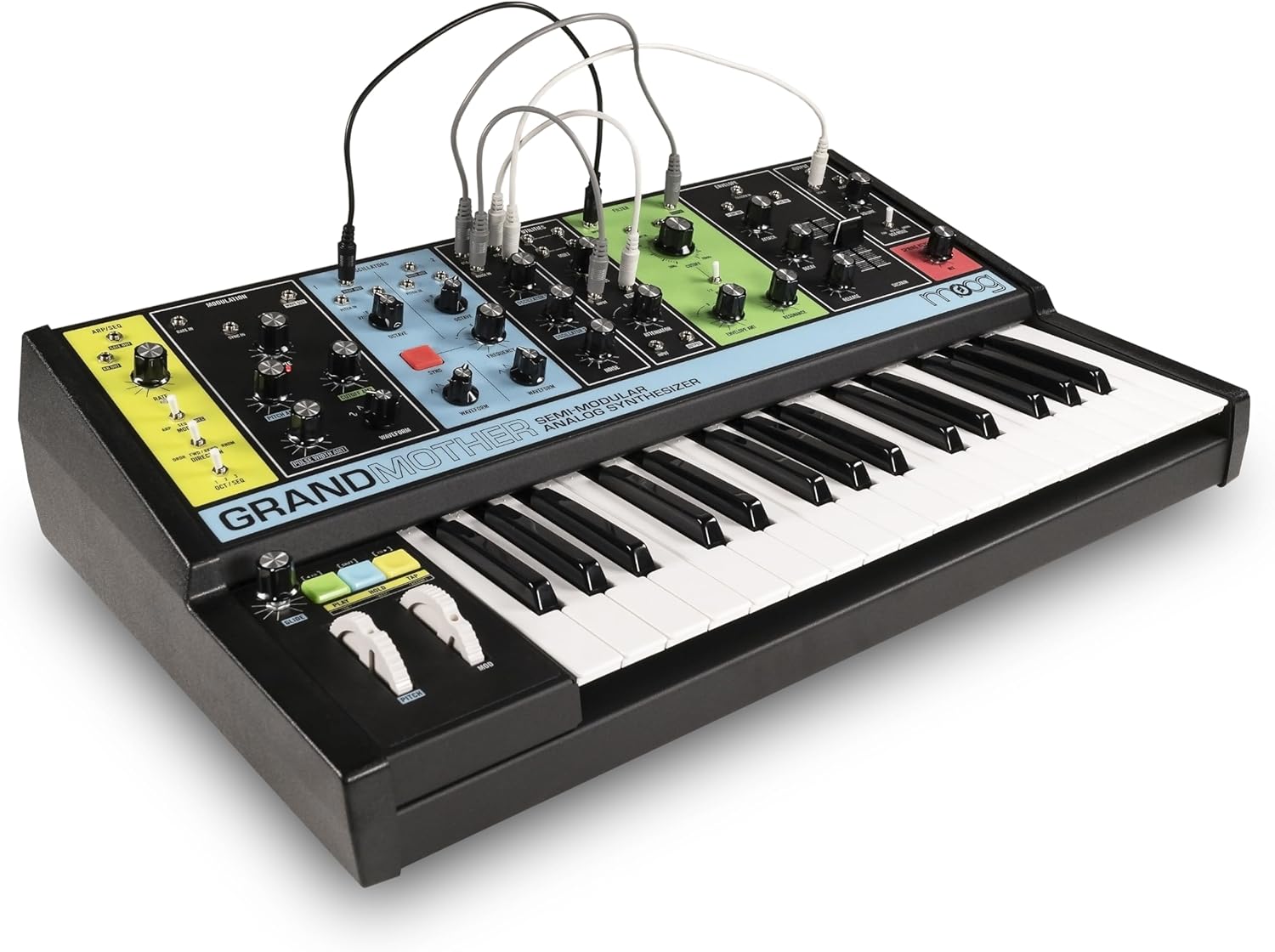MOOG Grandmother Semi-Modular Analog Synthesizer with 32 Keys