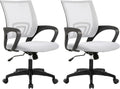 Ergonomic Office Chair Mid-Back Swivel Desk Chair - Breathable Support