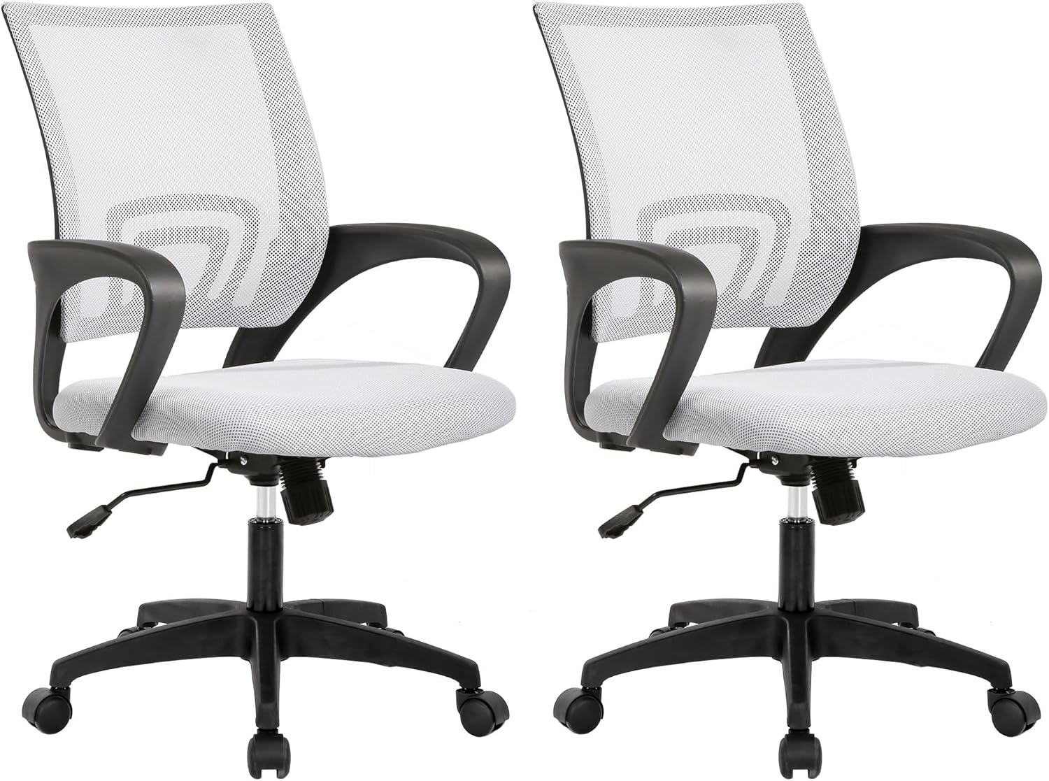 Ergonomic Computer Chair with Adjustable Lumbar Support for Comfort