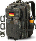 45L MOLLE Assault Pack Tactical Backpack - 3-Day Military Rucksack