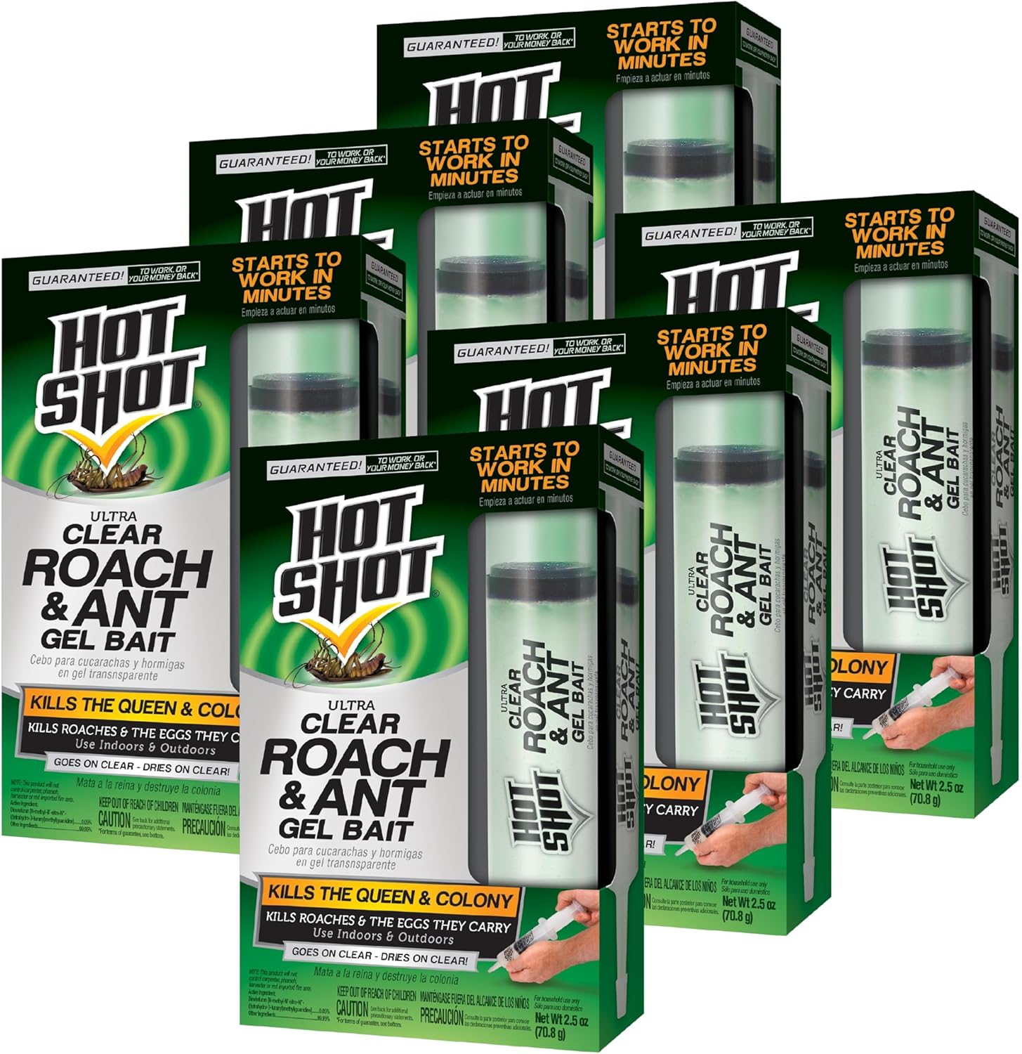 Hot Shot Ultra Clear Roach & Ant Gel Bait for Effective Pest Control