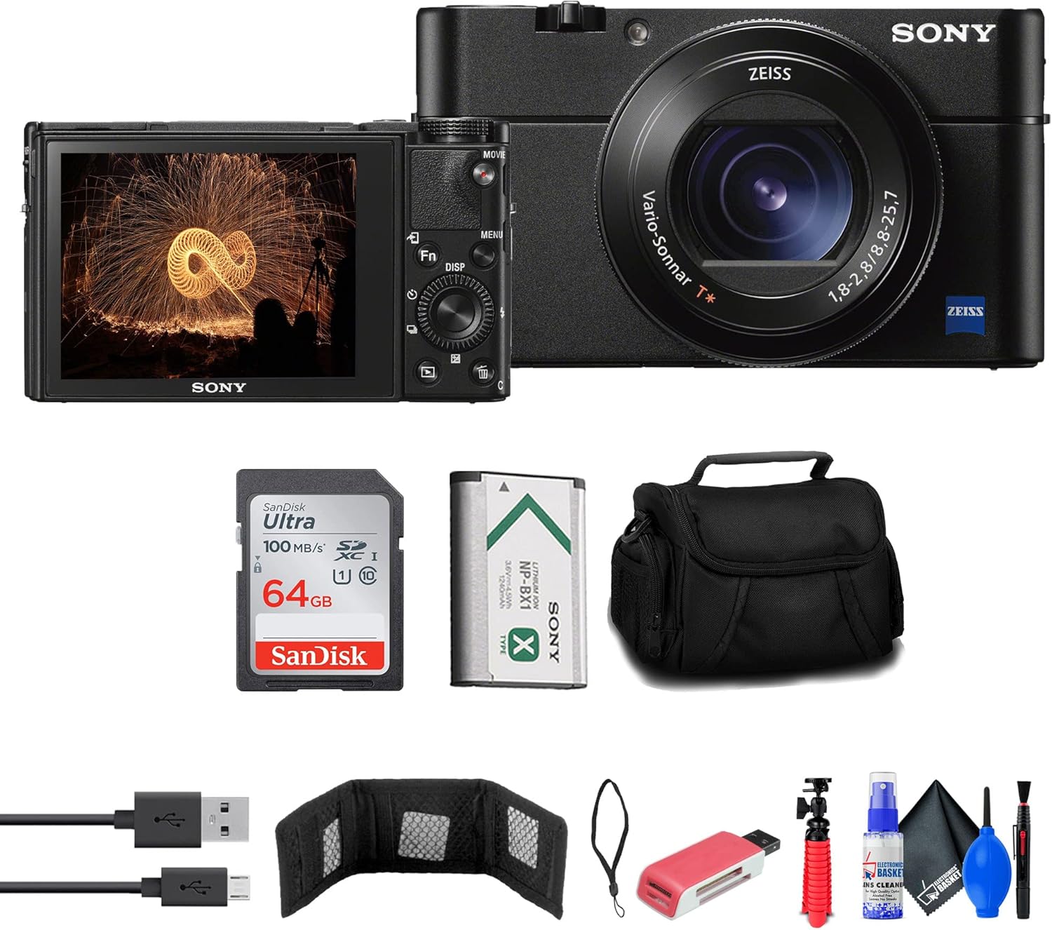Sony Cyber-Shot DSC-RX100 VA Digital Camera with Accessories