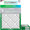 Filterbuy 21x23x1 Air Filter MERV 8 Essential Dust & Allergy Defense