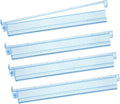 Mahjong Racks with Pushers 4PCS Set - Clear Acrylic Tile Holders