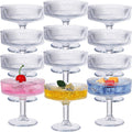 Ribbed Vintage Coupe Glasses 7 oz Martini Glasses - Classic Cocktail