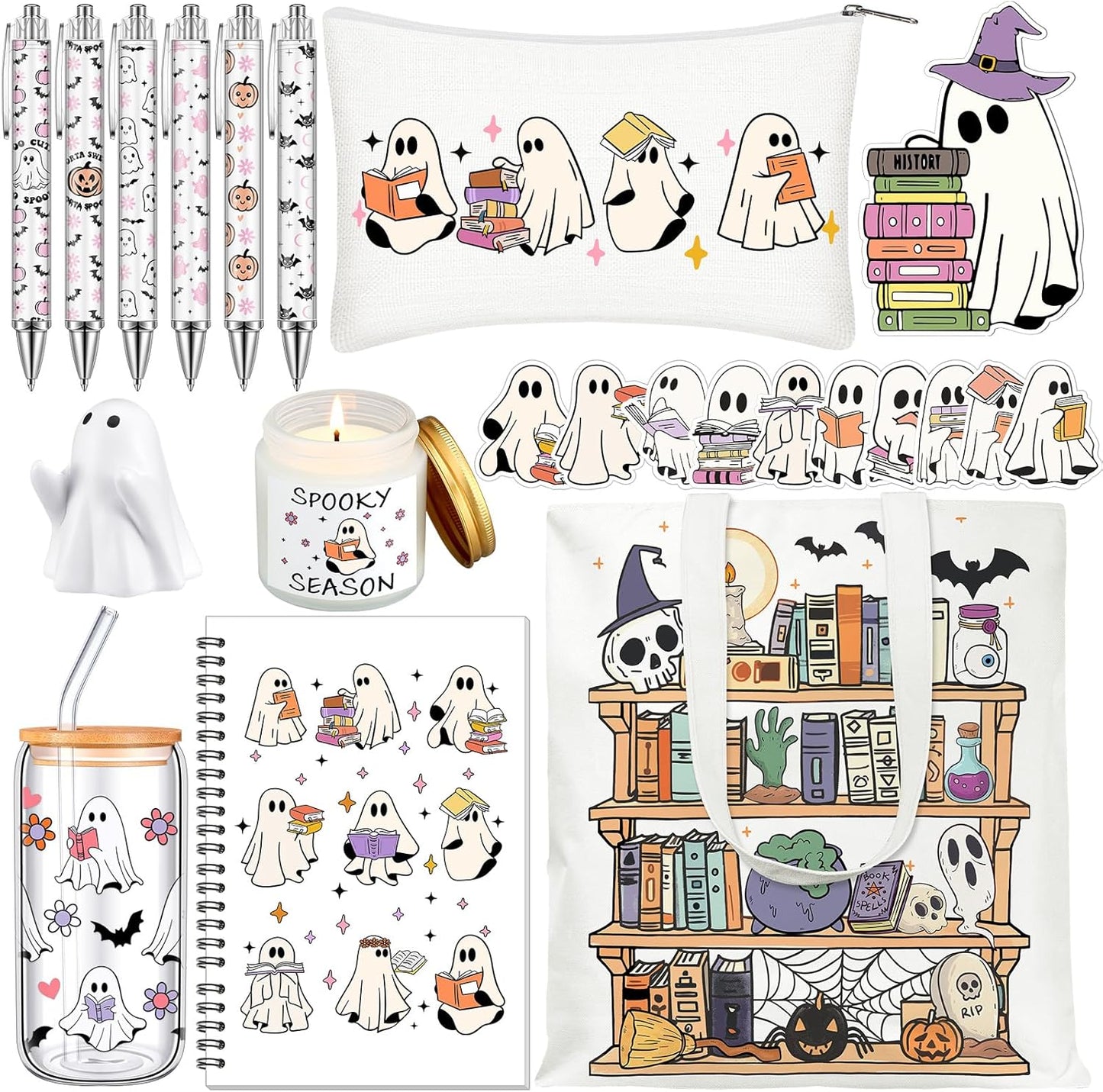 Boo Basket Stuffers for Women - Cute Halloween Gift Set