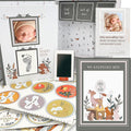 Baby Memory Book with Keepsake Box & Milestone Stickers - First 5