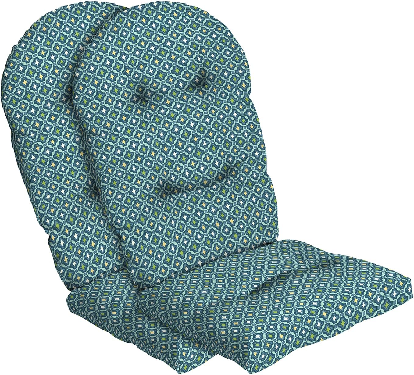 Arden Indoor/Outdoor Plush Modern Tufted Adirondack Cushion Set