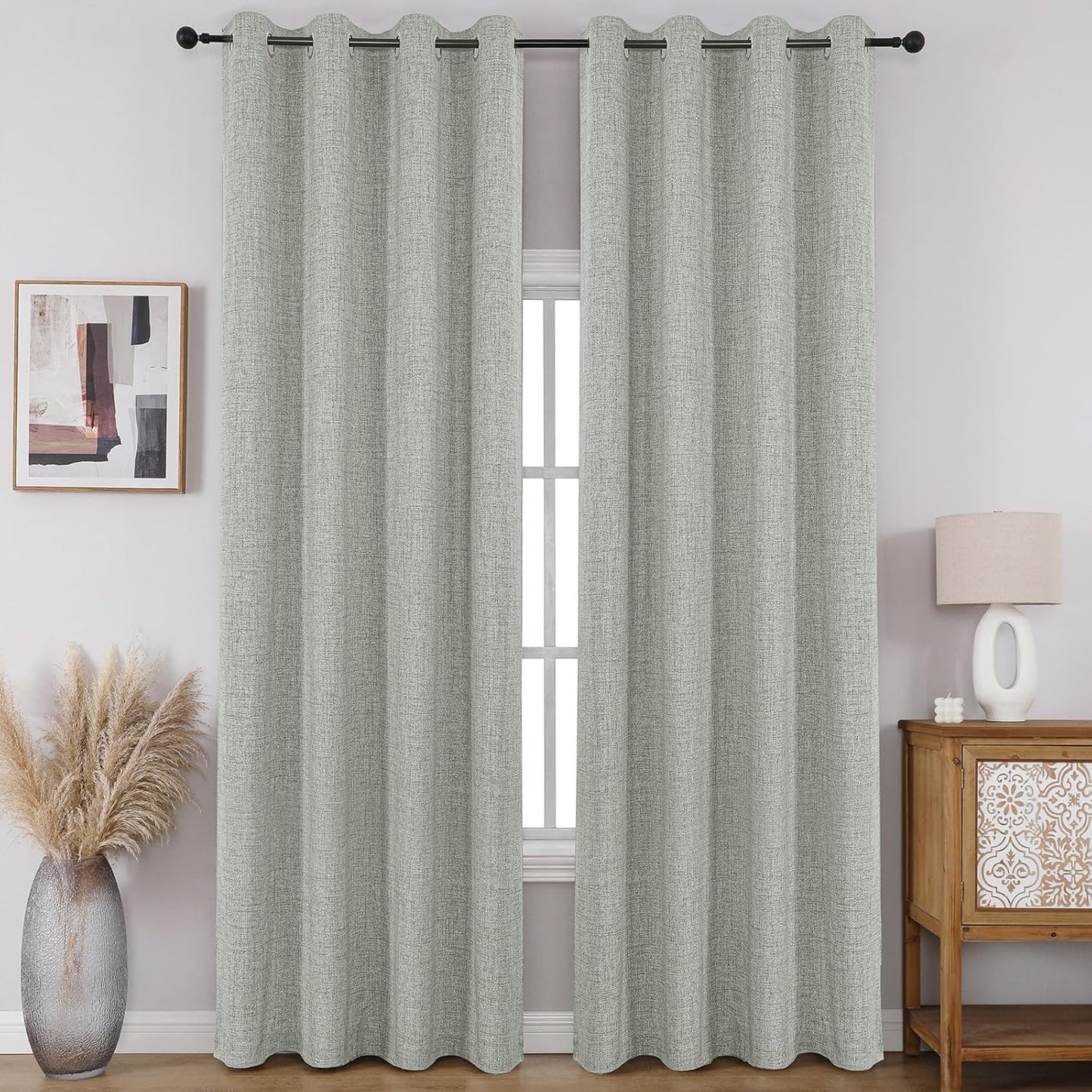 CUCRAF 100% Blackout Window Curtains for Total Darkness