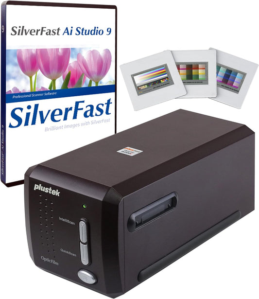 Plustek OpticFilm 8300i Ai Film Scanner for 35mm Film & Slides
