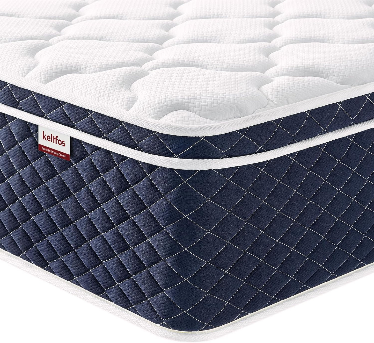 Queen Mattress 14 Inch Medium Firm for Side & Back Sleepers