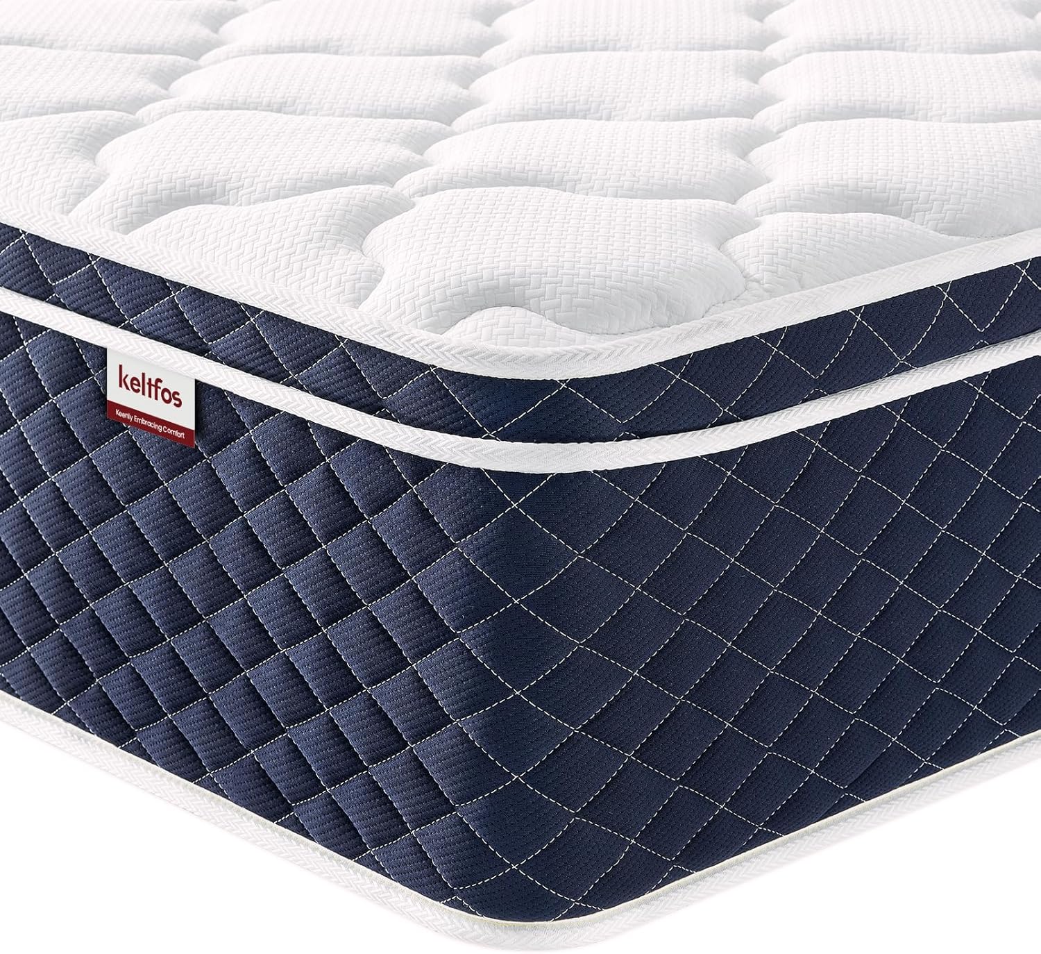 Queen Mattress 14 Inch Medium Firm for Side & Back Sleepers