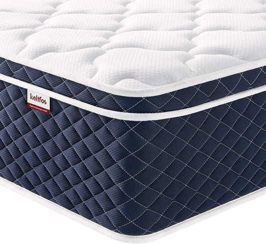 Queen Mattress 14 Inch Medium Firm for Side & Back Sleepers