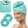 Anti-Frizz Microfiber Hair Towel Set