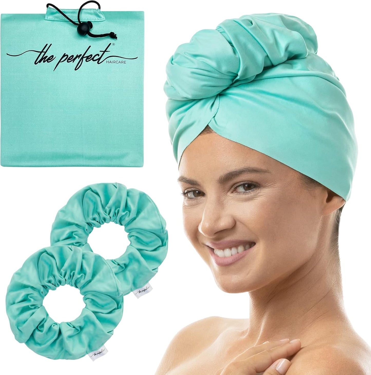 Anti-Frizz Microfiber Hair Towel Set