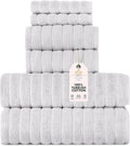 Classic Turkish Towels 6 Piece Heavy Duty Bath Set - Fast Drying