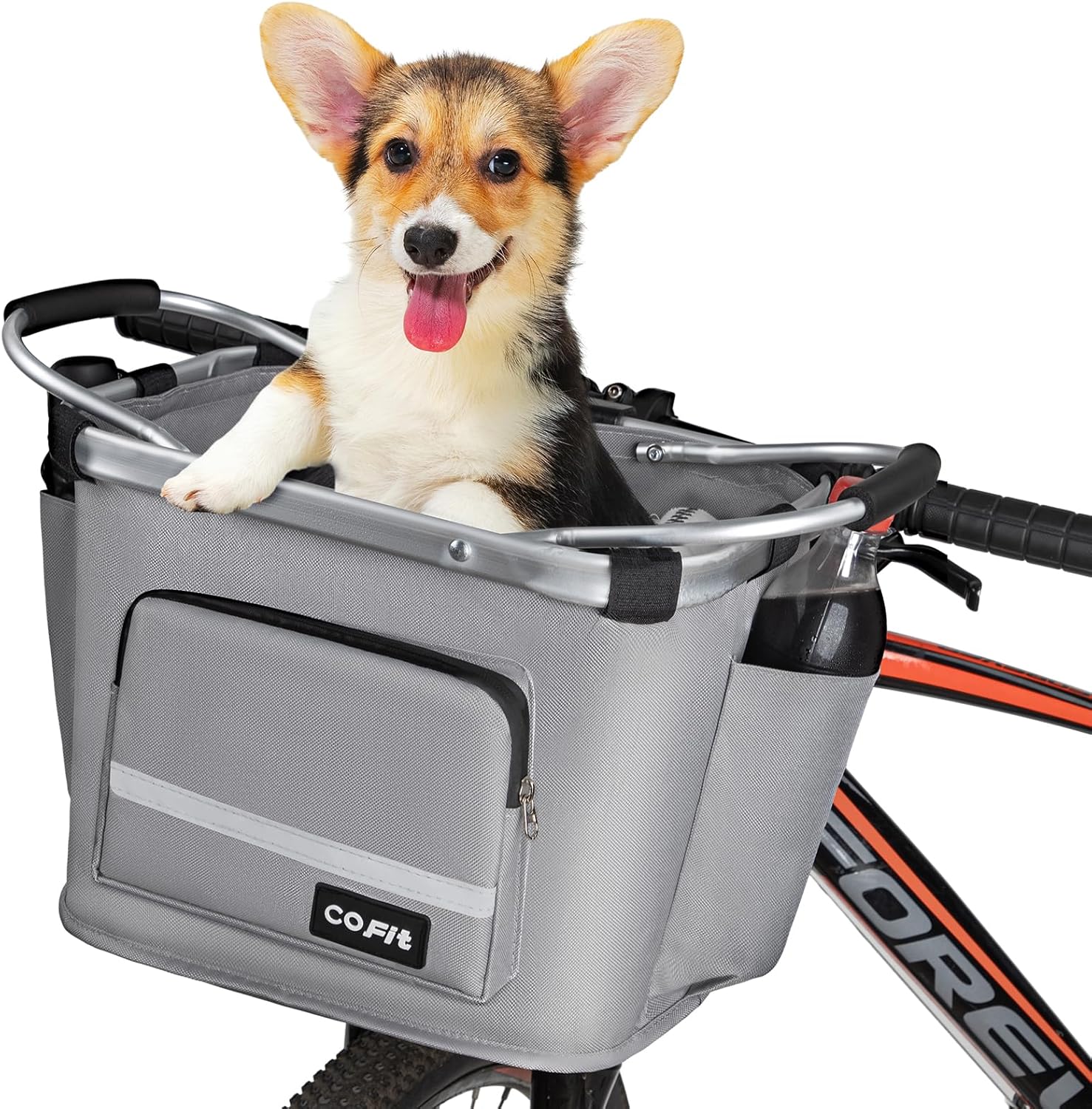 COFIT Detachable Bike Basket for Pets, Shopping, and More