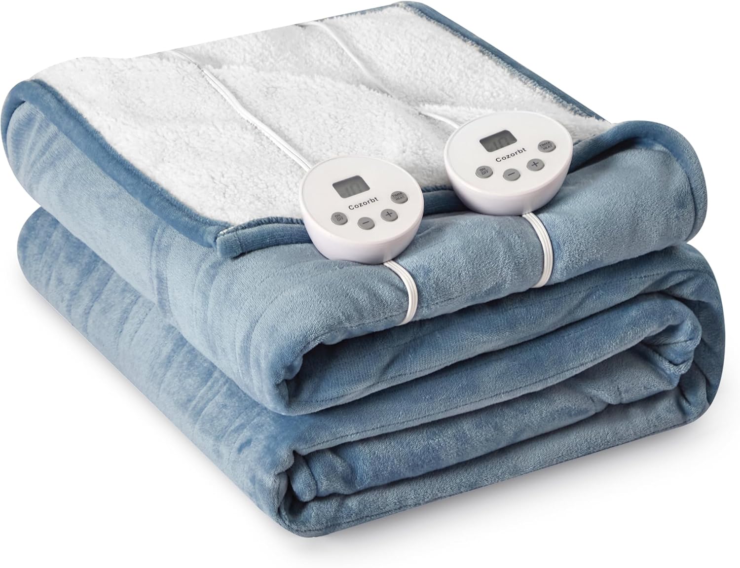 Cozorbt Electric Blanket 84x90 Queen Size with Dual Control