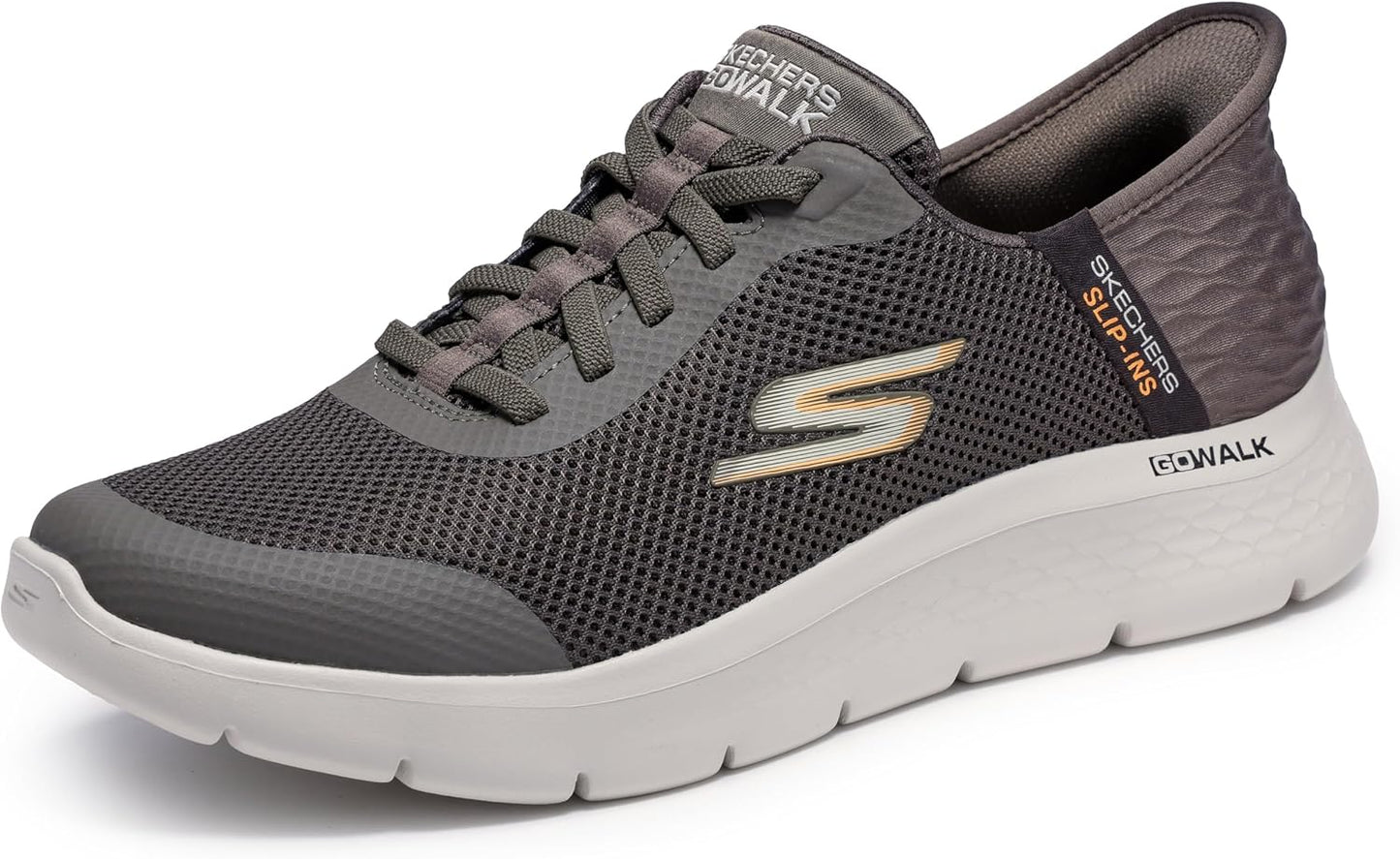 Skechers Mens Hands Free Slip-ins Go Walk Flex-Hands Up Sneakers