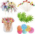 Tropical Drink Umbrellas 400 Pcs - Luau Party Decor