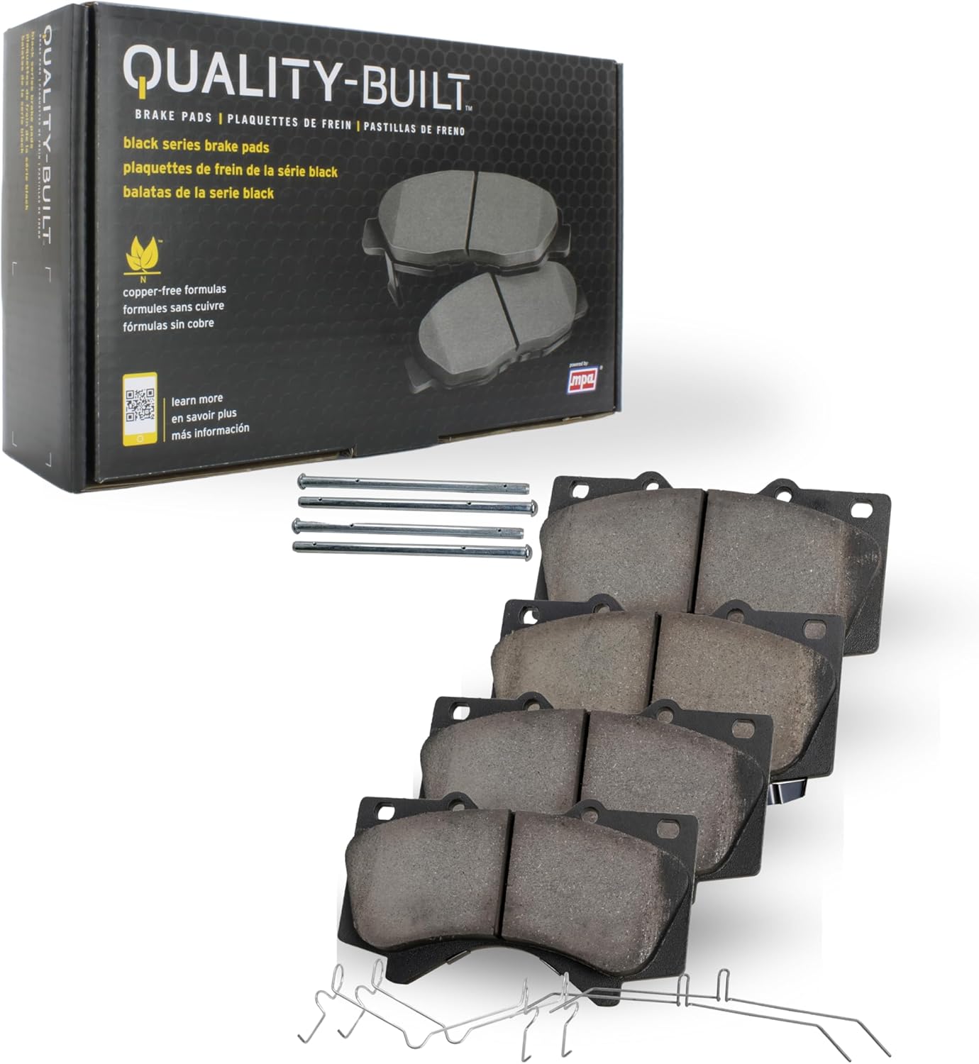 Black Series Ceramic Rear Brake Pads for Mercedes-Benz Vehicles