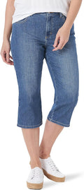 Lee Women's Petite Relaxed Fit Capri Jean - Comfortable Everyday
