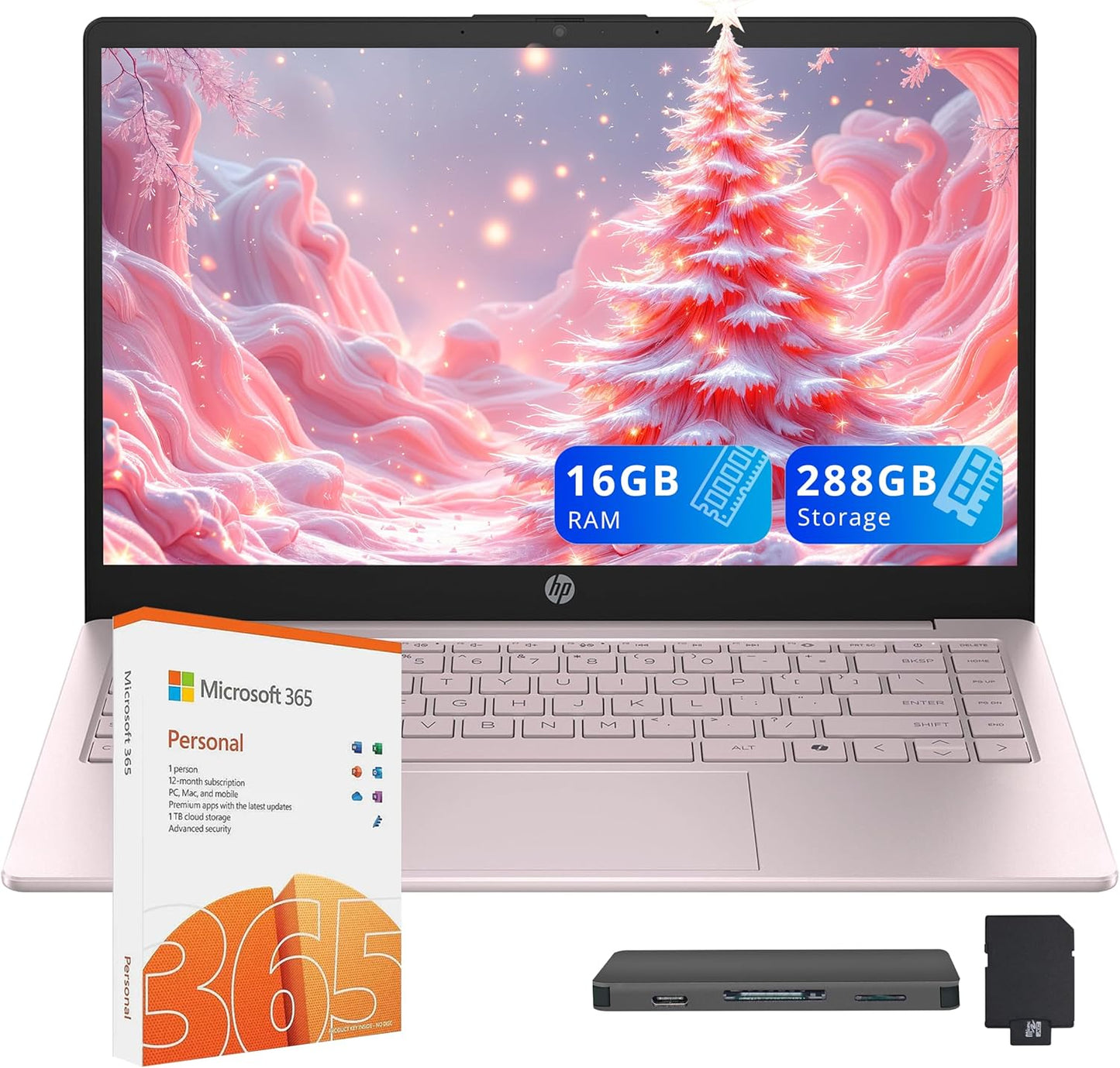 HP Flagship 14 HD Student Business Laptop with Office 365