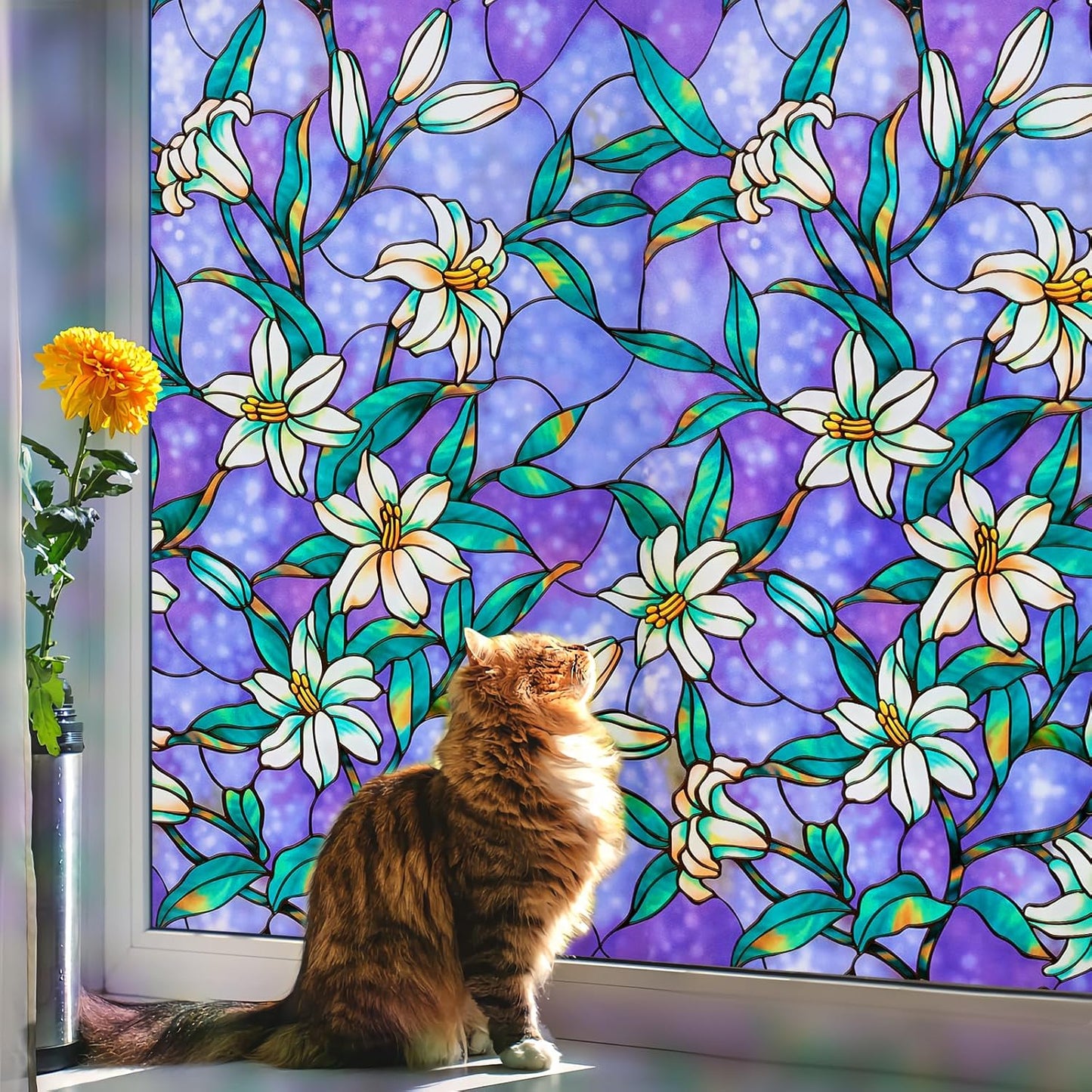 Coavas Decorative Window Privacy Film for Elegant Home Design