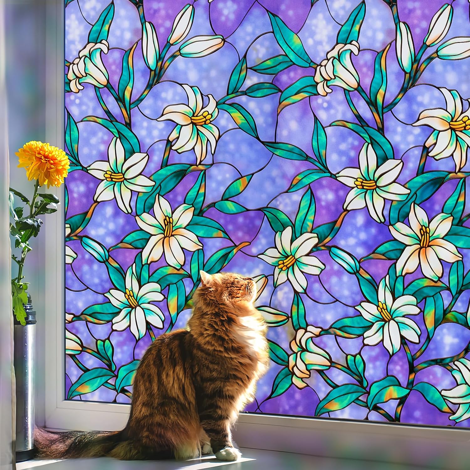 Coavas Decorative Window Privacy Film for Elegant Home Decor