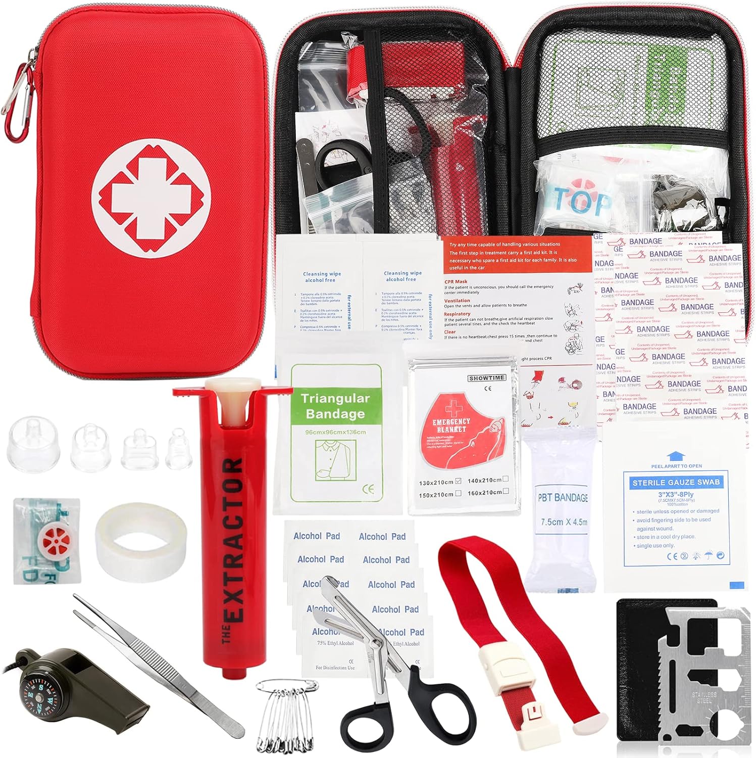 Venom Extractor & CPR Shield Combo Kit