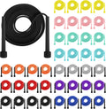 PVC Skipping Rope Adjustable Jump Rope for Kids - Colorful Bulk Pack