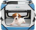 Collapsible Dog Crate 4-Door Portable Soft Kennel - Travel Ready