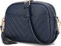 Quilted Crossbody Bag for Women - Small 8.5in Chic Shoulder Purse