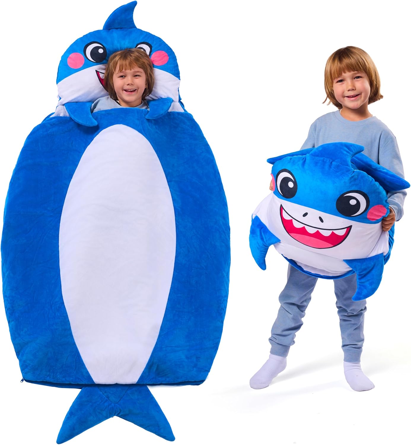 JOIEDOMI Kids Sleeping Bag for 4 to 6 Year Olds - Plush Comfort