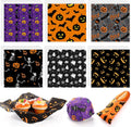 600 Pcs Halloween Wax Paper Sheets 12 x 12 in - Festive Food Wraps