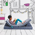 Yourigami Kids and Toddler Play Couch - Convertible Foam Modular Sofa