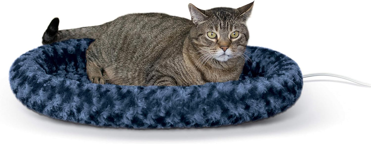 K&H Pet Products Heated Cat Bed for Indoor Cats and Dogs