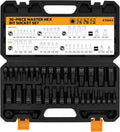 Hex Bit Impact Socket Set 36-Piece - Comprehensive Mechanic Kit