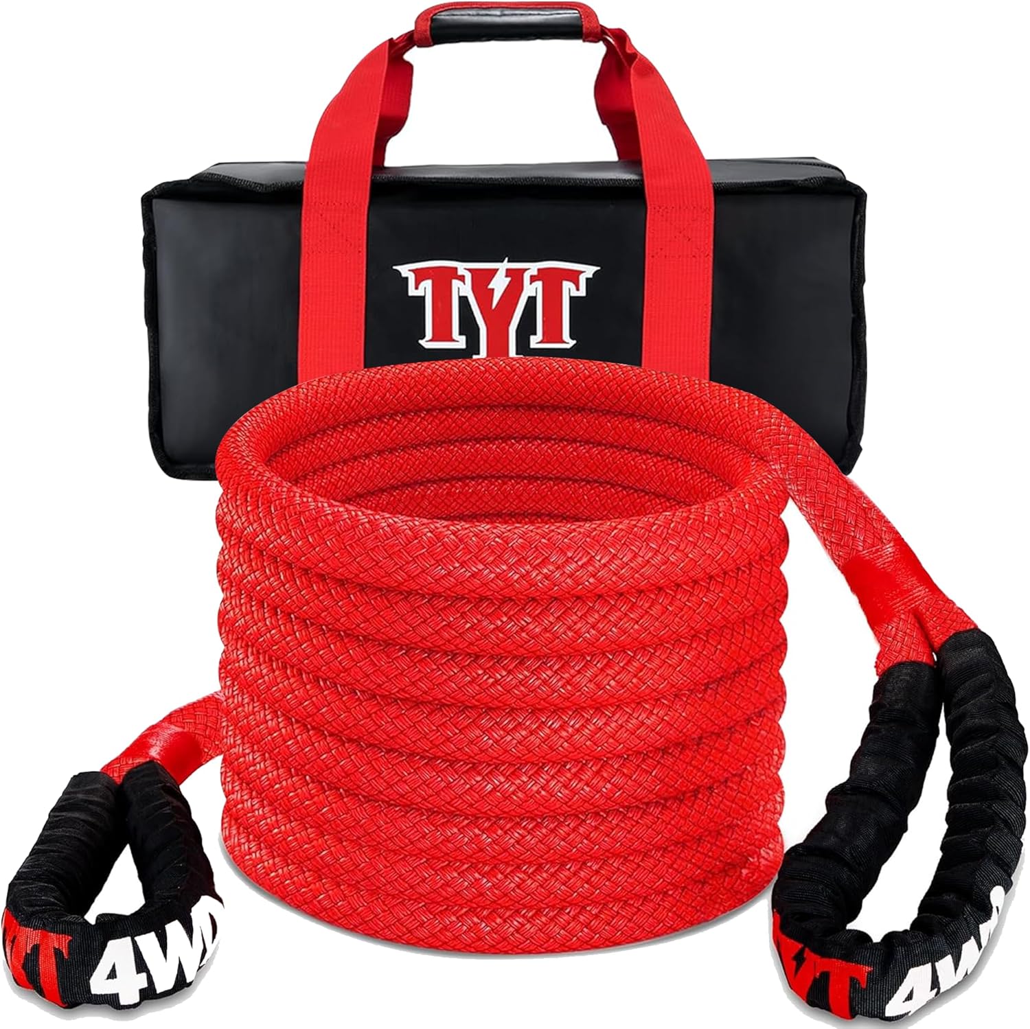 TYT Kinetic Recovery Rope 1in x 30ft for Offroad Vehicles