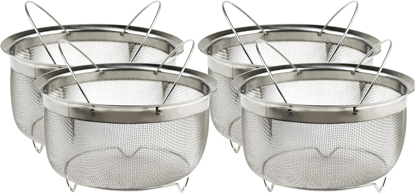 3 Quart Mesh Colander Strainer Basket for Cooking and Frying