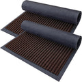 Front Door Mat Indoor Outdoor 2-Pack 33 x 21 in - Durable Low Profile