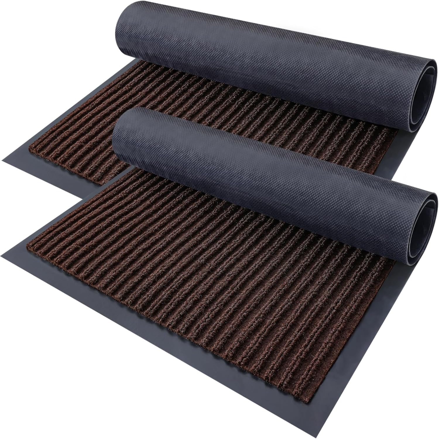 OLANLY Indoor Outdoor Entrance Mat 33 x 21 Inch, 2-Pack