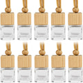10Pcs 8ml Car Air Freshener Diffuser Bottles - Portable Hanging