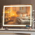 Hasipu Vanity Mirror with Lights 28in x 20in - LED Makeup Mirror