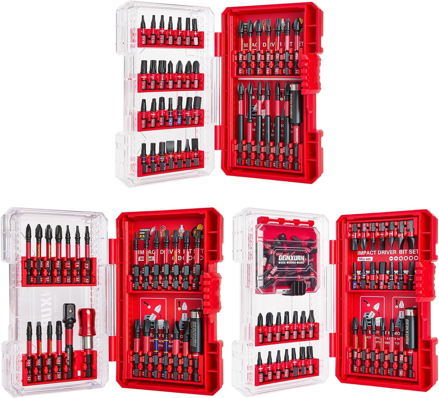 134 Pieces Impact Screwdriver Bits Set for All Your Needs