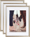 Kate and Laurel Adlynn Wall Picture Frame Set, 14in x 18in matted
