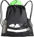 Athletico Drawstring Soccer Bag - Durable Sports Backpack for Kids